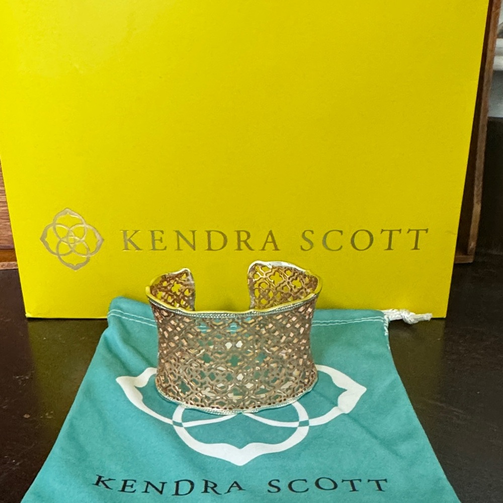 Kendra Scott Gold Openwork Cuff Bracelet
